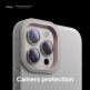 Elago Glide Case - удароустойчив силиконов (TPU) калъф за iPhone 13 Pro Max (мат-розов) 6