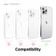 Elago Glide Case - удароустойчив силиконов (TPU) калъф за iPhone 13 Pro Max (тъмносив-черен) 5