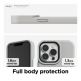 Elago Glide Case - удароустойчив силиконов (TPU) калъф за iPhone 13 Pro (сив-зелен) 4