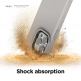Elago Glide Case - удароустойчив силиконов (TPU) калъф за iPhone 13 Pro (сив-зелен) 5