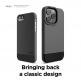 Elago Glide Case - удароустойчив силиконов (TPU) калъф за iPhone 13 Pro (тъмносив-черен) 6