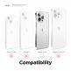 Elago Glide Case - удароустойчив силиконов (TPU) калъф за iPhone 13 Pro (тъмносив-черен) 7