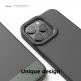 Elago Glide Case - удароустойчив силиконов (TPU) калъф за iPhone 13 Pro (тъмносив-зелен) 3