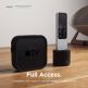 Elago R4 Retro Case - удароустойчив силиконов калъф за Apple TV Siri Remote (2021) (светлосив) 4