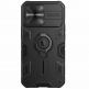 Nillkin CamShield Armor Hard Case - хибриден удароустойчив кейс с пръстен против изпускане за iPhone 13 Pro (черен) 1