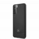 Mercedes Genuine Leather Urban Line Hard Case - дизайнерски кожен (естествена кожа) кейс за Samsung Galaxy S21 Plus (черен) 5