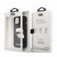 Karl Lagerfeld Karl Head Silicone Case - дизайнерски силиконов кейс за iPhone 13 (черен) 5