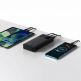 Baseus Bipow Digital Display Power Bank 20W 20000 mAh (PPDML-N01) - външна батерия с два USB-A и един USB-C изходи и технология за бързо зареждане (черен) 1