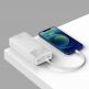 Baseus Bipow Digital Display Power Bank 20W 30000 mAh (PPDML-N01) - външна батерия с два USB-A и един USB-C изходи и технология за бързо зареждане (бял) 7