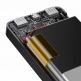 Baseus Bipow Digital Display Power Bank 15W 20000mAh (PPDML-J01) - външна батерия с два USB-A и един USB-C изходи и технология за бързо зареждане (черен) 6