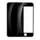 Baseus Full Screen Curved Soft Edge Tempered Glass (SGAPIPH8N-GPE01) - стъклено защитно покритие за целия дисплей на iPhone SE (2020), iPhone 8, iPhone 7 (прозрачен-черен) 3