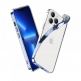 ESR Project Zero Case - силиконов (TPU) калъф за iPhone 13 Pro (син-прозрачен) 2