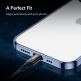 ESR Project Zero Case - силиконов (TPU) калъф за iPhone 13 Pro (син-прозрачен) 8