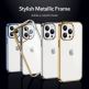 ESR Project Zero Case - силиконов (TPU) калъф за iPhone 13 Pro Max (златист-прозрачен) 4