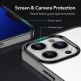 ESR Project Zero Case - силиконов (TPU) калъф за iPhone 13 Pro Max (черен-прозрачен) 5