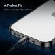 ESR Project Zero Case - силиконов (TPU) калъф за iPhone 13 Pro Max (черен-прозрачен) 8