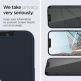 Spigen Glass.Tr Ez Fit Privacy Tempered Glass - калено стъклено защитно покритие с определен ъгъл на виждане за дисплея за iPhone 13 Pro Max (2 броя) 5