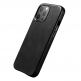 iCarer Leather Oil Wax MagSafe Case - кожен (естествена кожа) кейс с MagSafe за iPhone 13 Pro Max (черен) 8