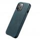 iCarer Leather Oil Wax MagSafe Case - кожен (естествена кожа) кейс с MagSafe за iPhone 13 Pro (син) 8