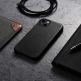 iCarer Leather Oil Wax MagSafe Case - кожен (естествена кожа) кейс с MagSafe за iPhone 13 mini (черен) 10