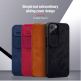 Nillkin Qin Book Pro Leather Flip Case - кожен калъф, тип портфейл за iPhone 13 (син) 2