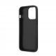 Karl Lagerfeld Saffiano Karl Head Leather Case - дизайнерски кожен кейс за iPhone 13 Pro (черен)  4