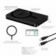 4smarts Wireless Power Bank VoltHub UltiMag 4000mAh for MagSafe - безжична преносима външна батерия с USB-C порт за iPhone с Magsafe (черен) 11