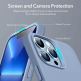 ESR Cloud Soft Case - силиконов (TPU) калъф за iPhone 13 Pro (син) 6
