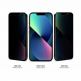 Eiger Mountain Glass Black Anti-Spy Privacy Filter Tempered Glass - калено стъклено защитно покритие с определен ъгъл на виждане за дисплея на iPhone 13 mini 3