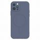 Tel Protect MagSilicone Case - силиконов (TPU) калъф с MagSafe за iPhone 13 Pro Max (син) 3