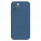 Tel Protect MagSilicone Case - силиконов (TPU) калъф с MagSafe за iPhone 13 mini (тъмносин) 1