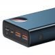 Baseus Adaman Metal Digital Display Power Bank 65W 20000 mAh (PPIMDA-D03) - външна батерия с два USB-A и един USB-C изходи и технология за бързо зареждане (син) 6
