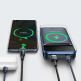 Baseus Magnetic Wireless Quick Charging Power Bank 10000 mAh - преносима външна батерия с USB-C порт, USB-A изход и безжично зареждане с MagSafe (син) 3