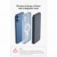 Baseus Magnetic Wireless Quick Charging Power Bank 10000 mAh - преносима външна батерия с USB-C порт, USB-A изход и безжично зареждане с MagSafe (син) 10