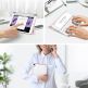 DUX DUCIS Toby Tablet Case - хибриден удароустойчив кейс с отделение за Apple Pencil 2 за iPad mini 6 (2021) (розов) 3