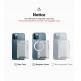 Ringke MagSafe Wallet Case - поликарбонатов портфейл (джоб) за прикрепяне към iPhone с MagSafe (прозрачен) 5