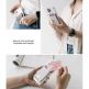 Ringke MagSafe Wallet Case - поликарбонатов портфейл (джоб) за прикрепяне към iPhone с MagSafe (прозрачен) 9