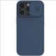 Nillkin CamShield Silky Magnetic Silicone Case - силиконов (TPU) калъф с MagSafe за iPhone 13 Pro (син) 6