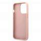 Guess Saffiano PU Leather Hard Case - дизайнерски кожен кейс за iPhone 13 Pro Max (розов) 4