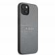 Guess Saffiano PU Leather Hard Case - дизайнерски кожен кейс за iPhone 13 (сив) 2