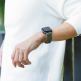 Uniq Aspen Adjustable Braided Band - текстилна каишка за Apple Watch 38мм, 40мм, 41мм (тъмносин) 3