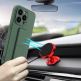 Wozinsky Flexible Silicone Kickstand Case - силиконов (TPU) калъф с поставка за iPhone 13 Pro (син) 3