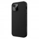 Nillkin Synthetic Fiber Carbon Case - силиконов (TPU) калъф за iPhone 13 (черен) 6