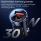 Joyroom Dual USB-A Car Charger 30W - зарядно за кола с 2xUSB-A изхода и технология за бързо зареждане (черен) 4