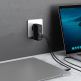 Baseus GaN 2 Pro Charger 120W (CCGAN-J02) - захранване за ел. мрежа за лаптопи, смартфони и таблети с USB и 2xUSB-C изходи с технология за бързо зареждане и USB-C кабел (бял) 10