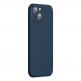 Baseus Liquid Silica Gel Case (ARYT000001) - силиконов (TPU) калъф за iPhone 13 (син) 2