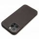 iCarer Leather Oil Wax MagSafe Case - кожен (естествена кожа) кейс с MagSafe за iPhone 13 Pro (кафяв) 7