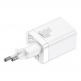 Baseus Super Si Pro Quick Wall Charger 30W (CCSUPP-E02) - захранване за ел. мрежа с USB и USB-C изходи и технология за бързо зареждане (бял) 4