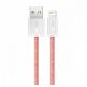 Baseus Dynamic Fast Charging Lightning to USB Cable 2.4A (CALD000507) - USB към Lightning кабел за Apple устройства с Lightning порт (200 см) (розов) 3