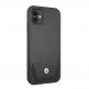 BMW Signature Leather Lower Stripe Leather Case - кожен кейс (естествена кожа) за iPhone 11 (черен) 1